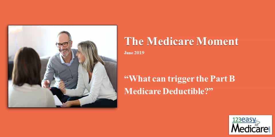 What can trigger Part B Medicare Deductible?