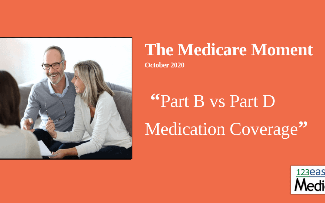 Medicare Part B vs Part D Medication coverage – 2020