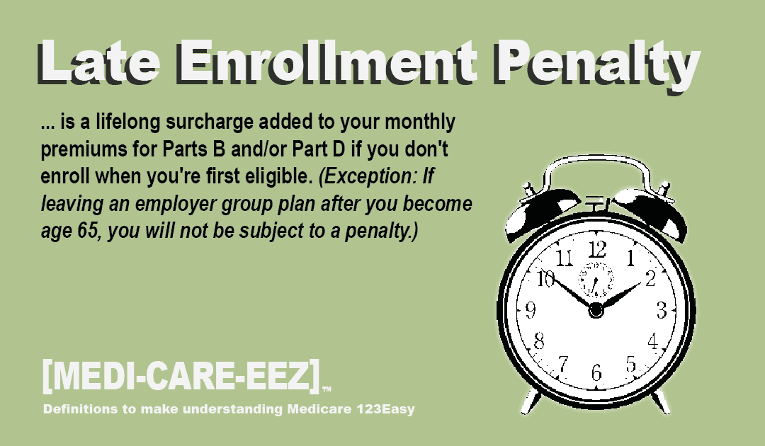 Late Enrollment Penalty | Medi-care-eez