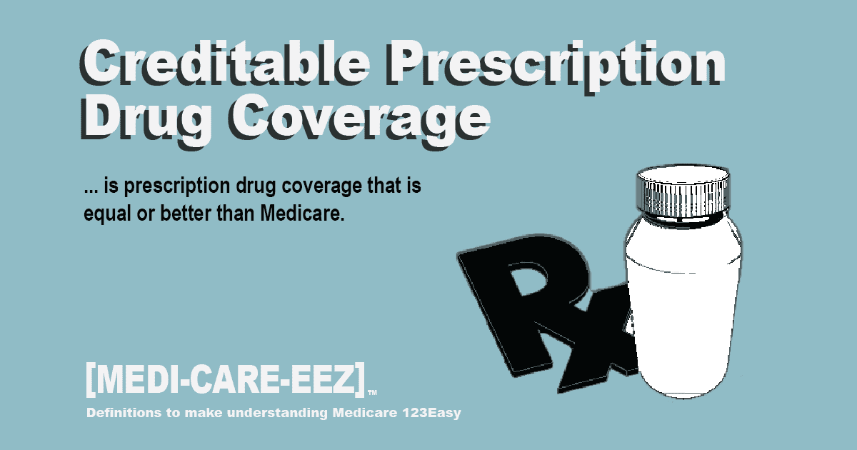 Creditable Prescription Drug Coverage Medicareeez thumbnail
